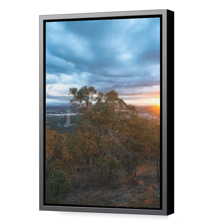 Thumbnail for Canvas - Black Floating Frame