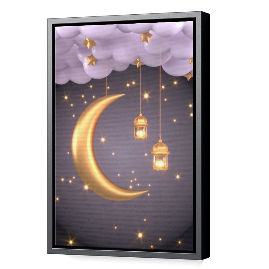 Thumbnail for Canvas - Black Floating Frame