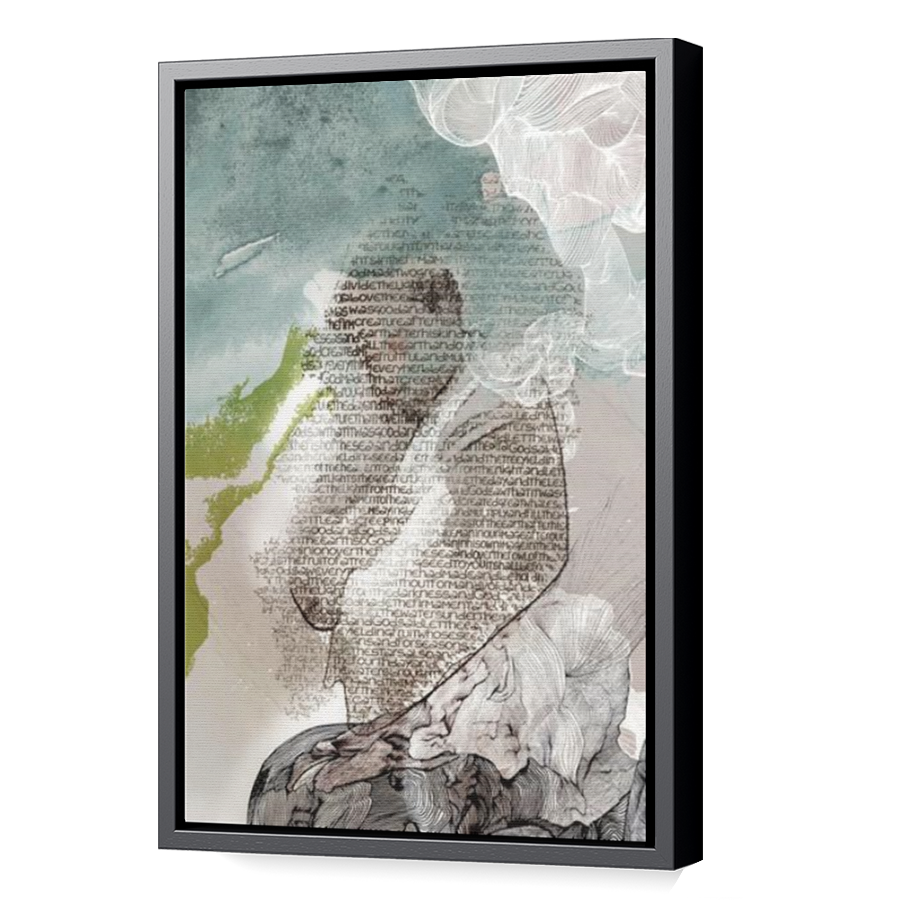 Thumbnail for Canvas - Black Floating Frame