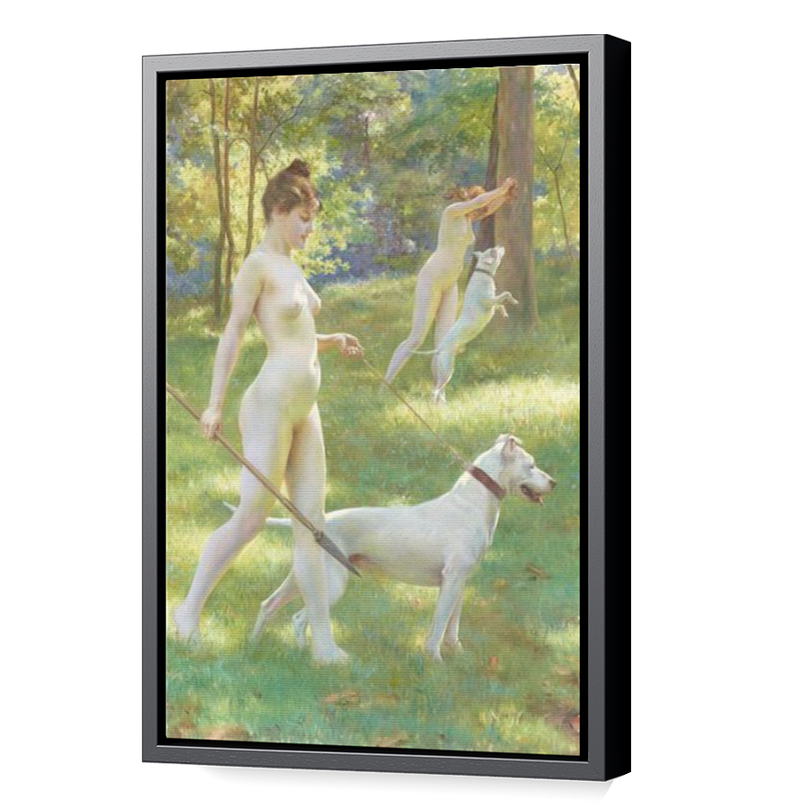 Thumbnail for Canvas - Black Floating Frame