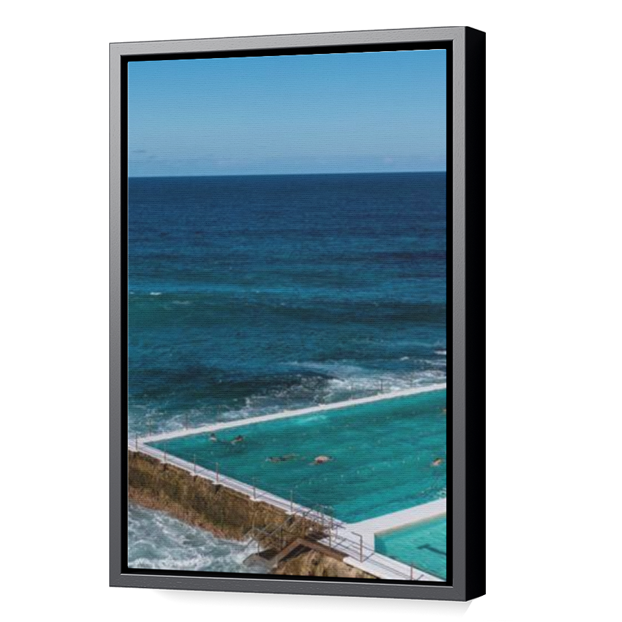 Thumbnail for Canvas - Black Floating Frame