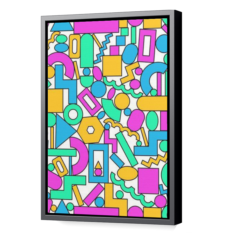 Thumbnail for Canvas - Black Floating Frame
