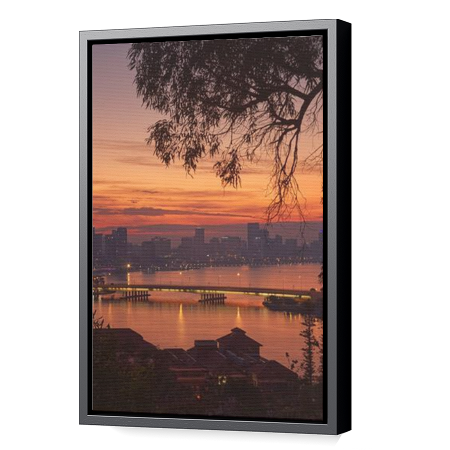Thumbnail for Canvas - Black Floating Frame