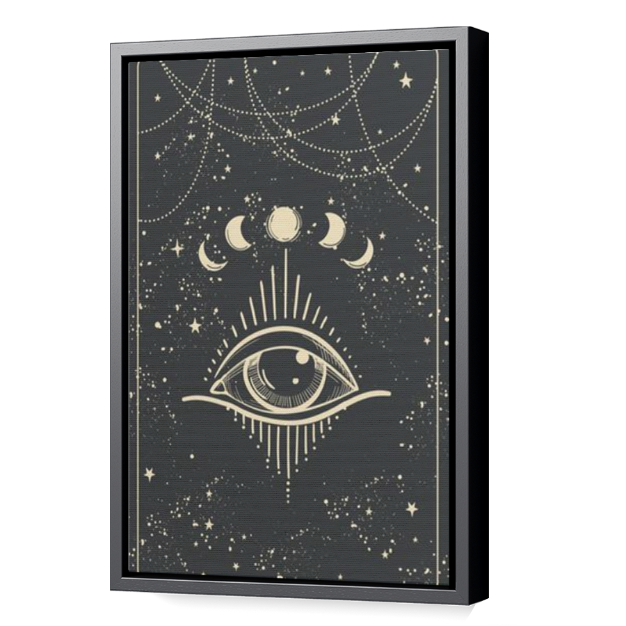 Thumbnail for Canvas - Black Floating Frame