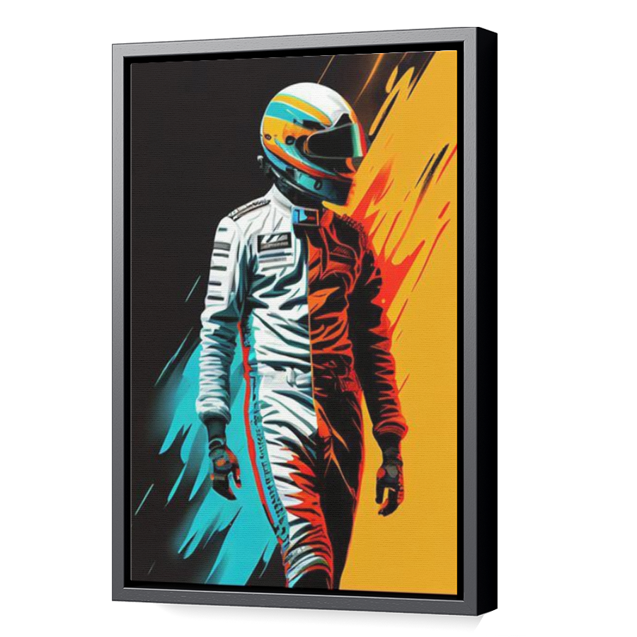Thumbnail for Canvas - Black Floating Frame
