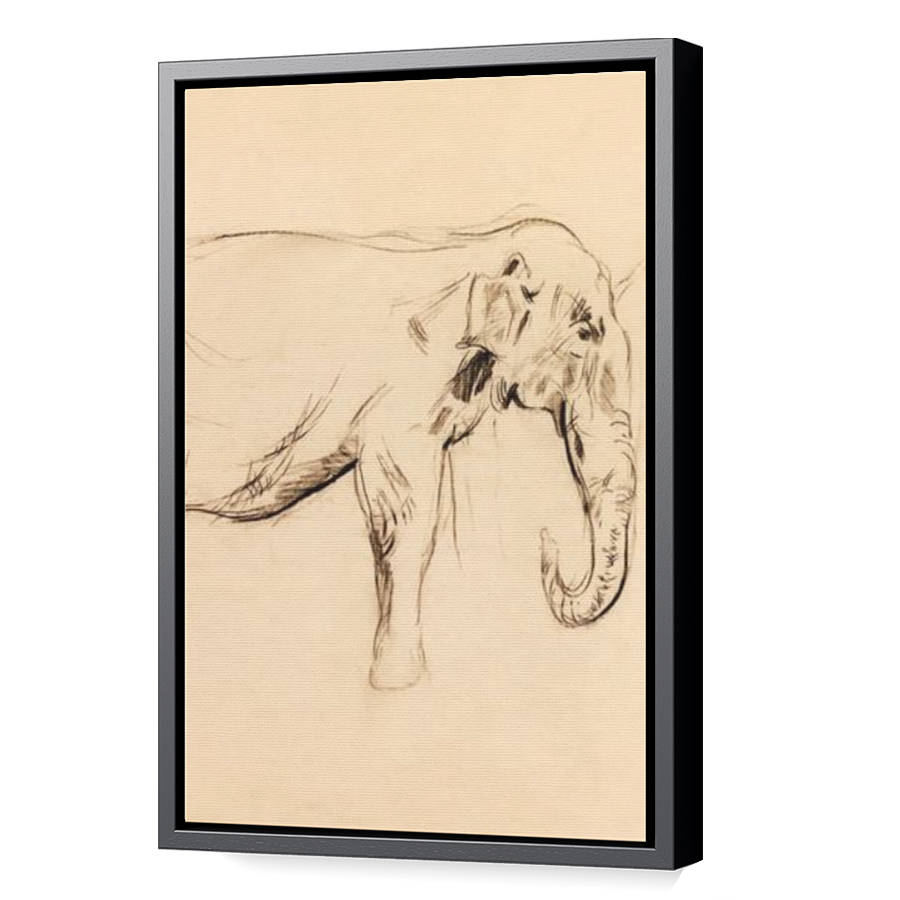 Thumbnail for Canvas - Black Floating Frame