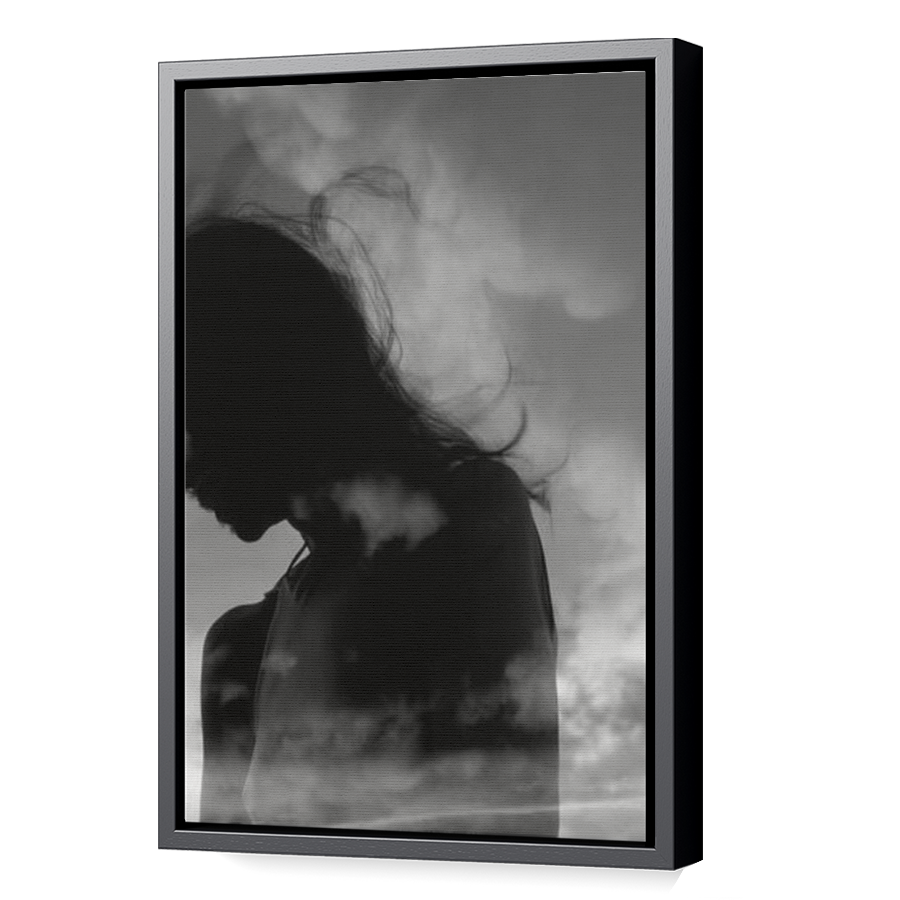 Thumbnail for Canvas - Black Floating Frame