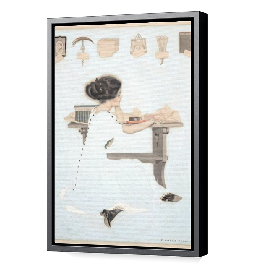 Thumbnail for Canvas - Black Floating Frame