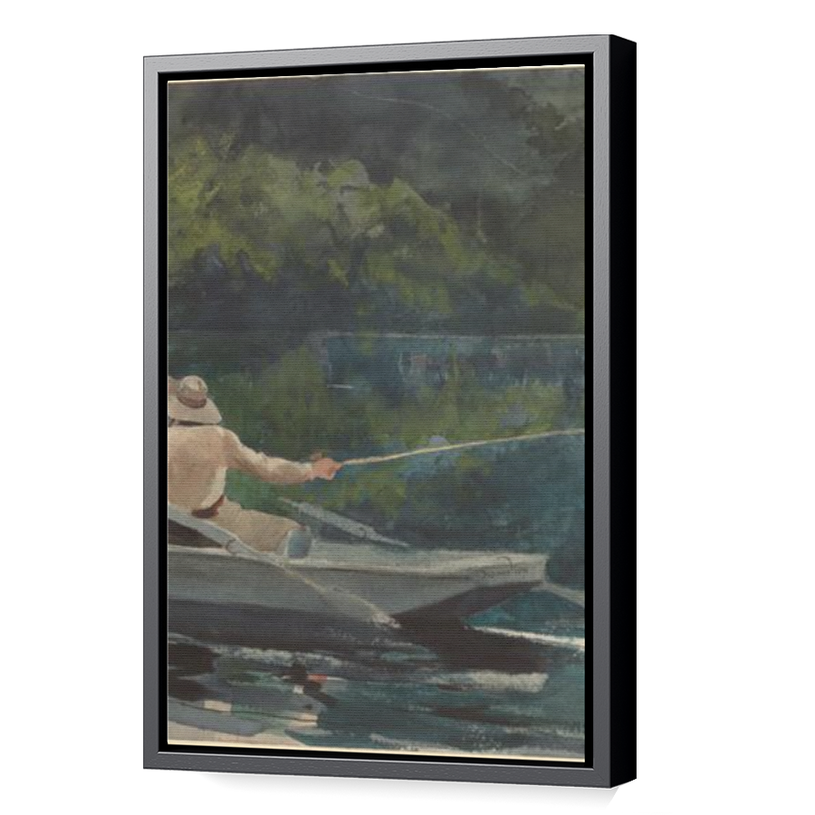 Thumbnail for Canvas - Black Floating Frame