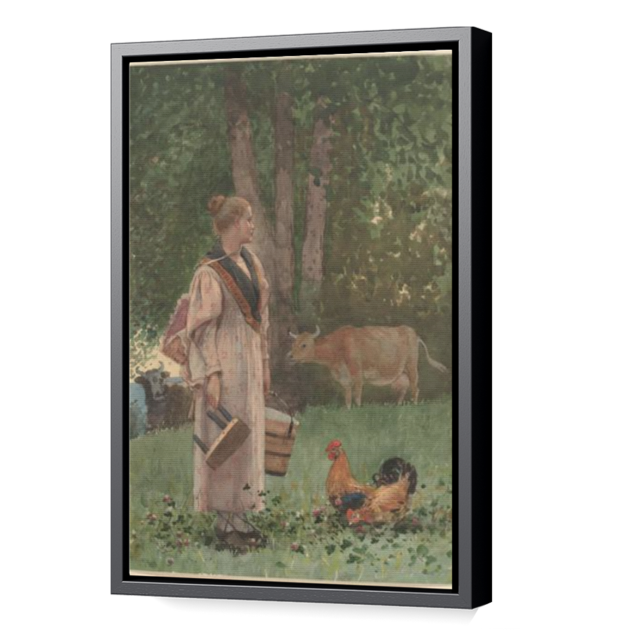 Thumbnail for Canvas - Black Floating Frame