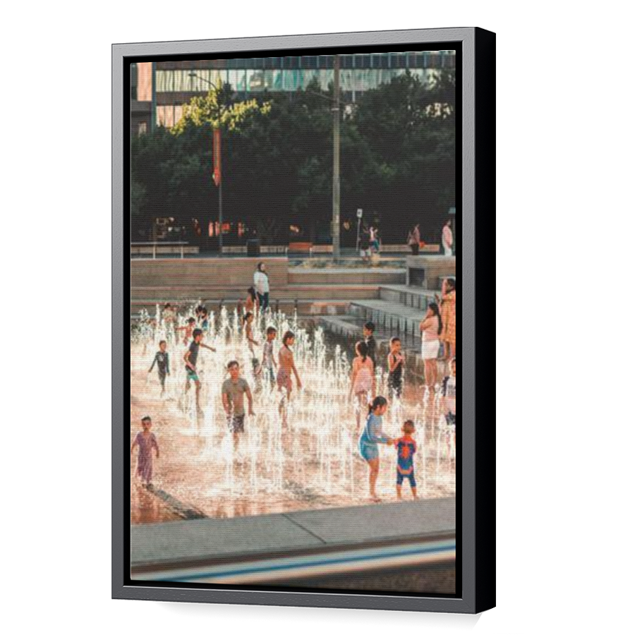 Thumbnail for Canvas - Black Floating Frame