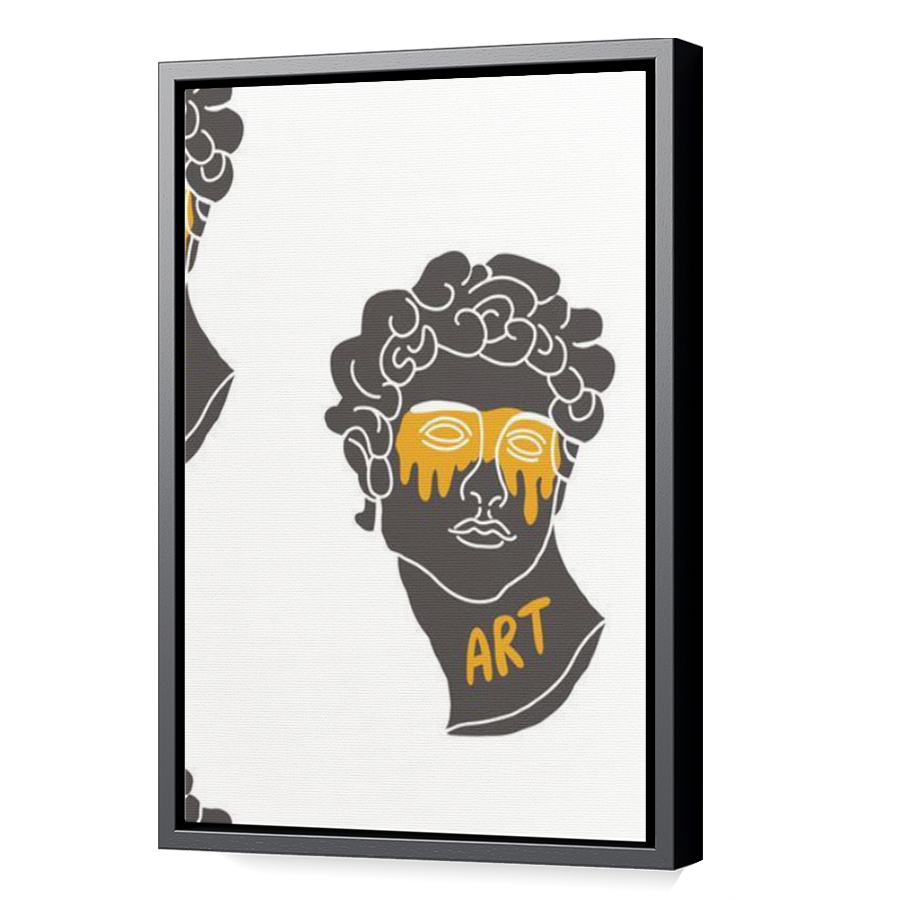 Thumbnail for Canvas - Black Floating Frame