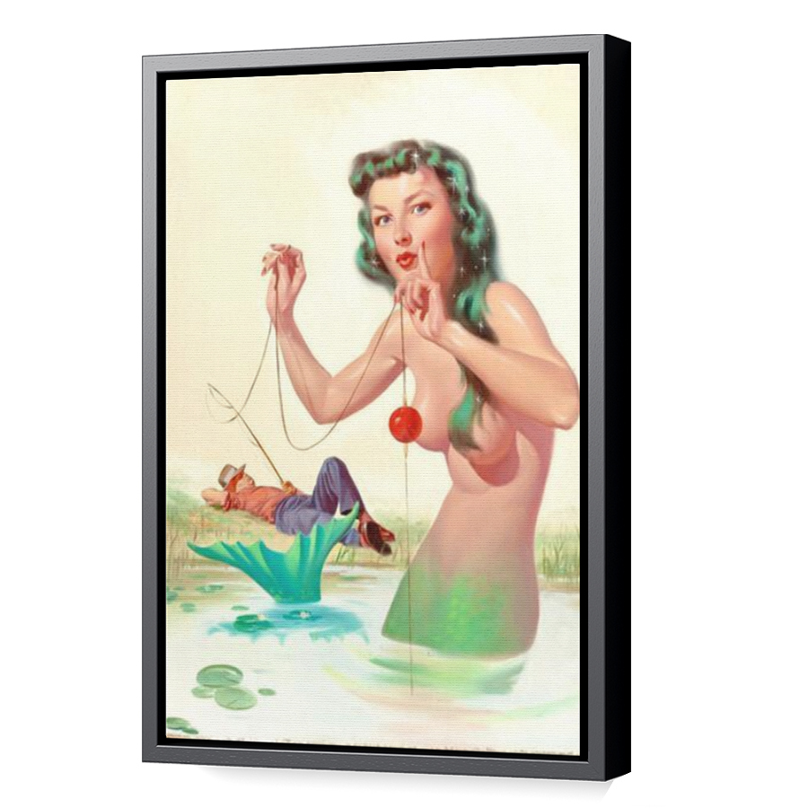 Thumbnail for Canvas - Black Floating Frame