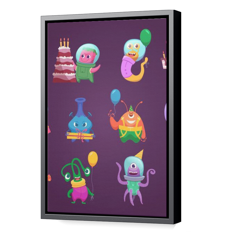 Thumbnail for Canvas - Black Floating Frame