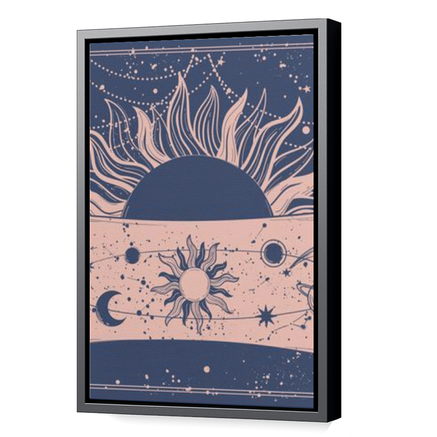 Thumbnail for Canvas - Black Floating Frame