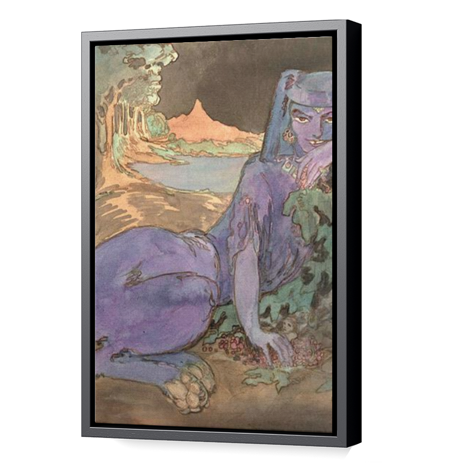 Thumbnail for Canvas - Black Floating Frame