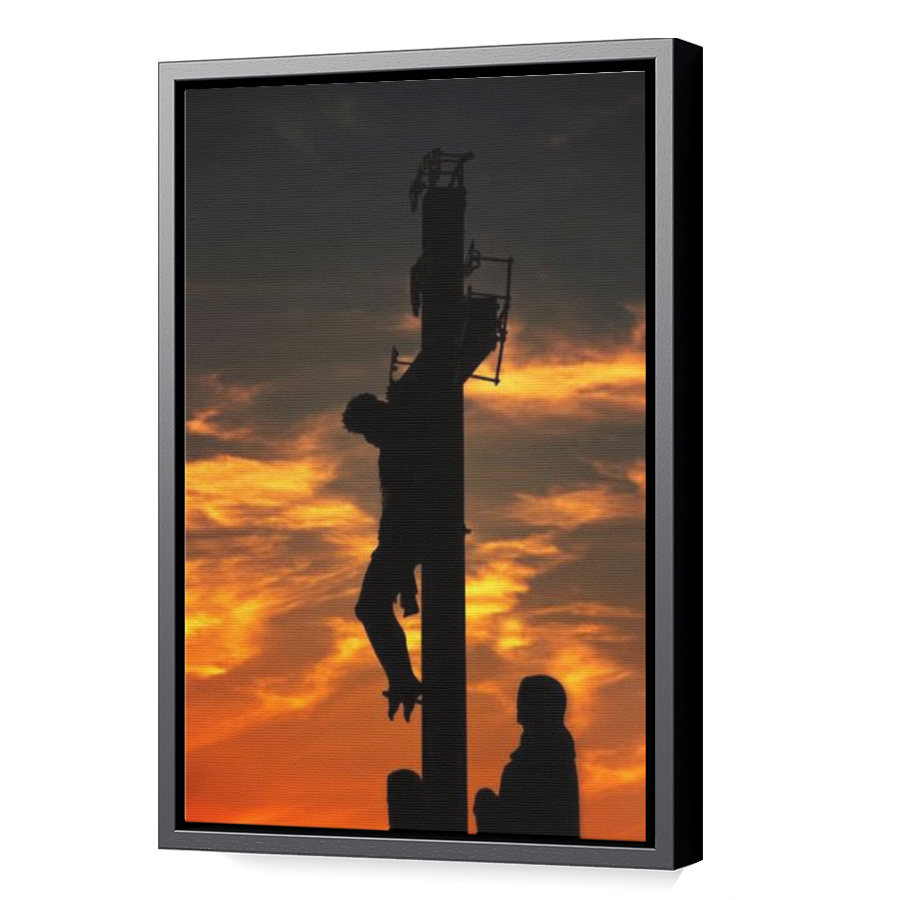 Thumbnail for Canvas - Black Floating Frame