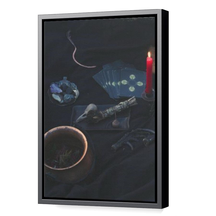 Thumbnail for Canvas - Black Floating Frame