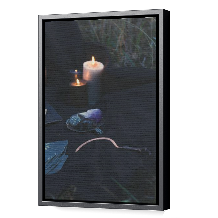 Thumbnail for Canvas - Black Floating Frame