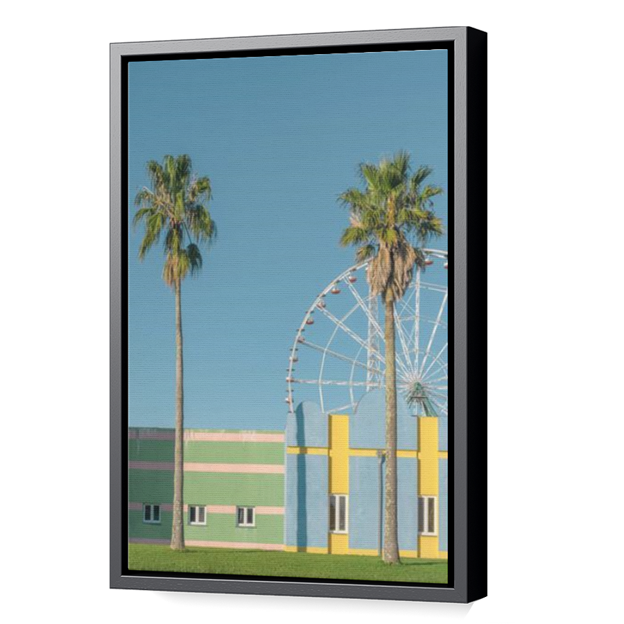Thumbnail for Canvas - Black Floating Frame