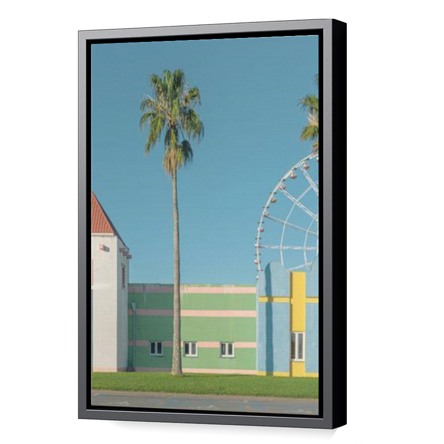 Thumbnail for Canvas - Black Floating Frame
