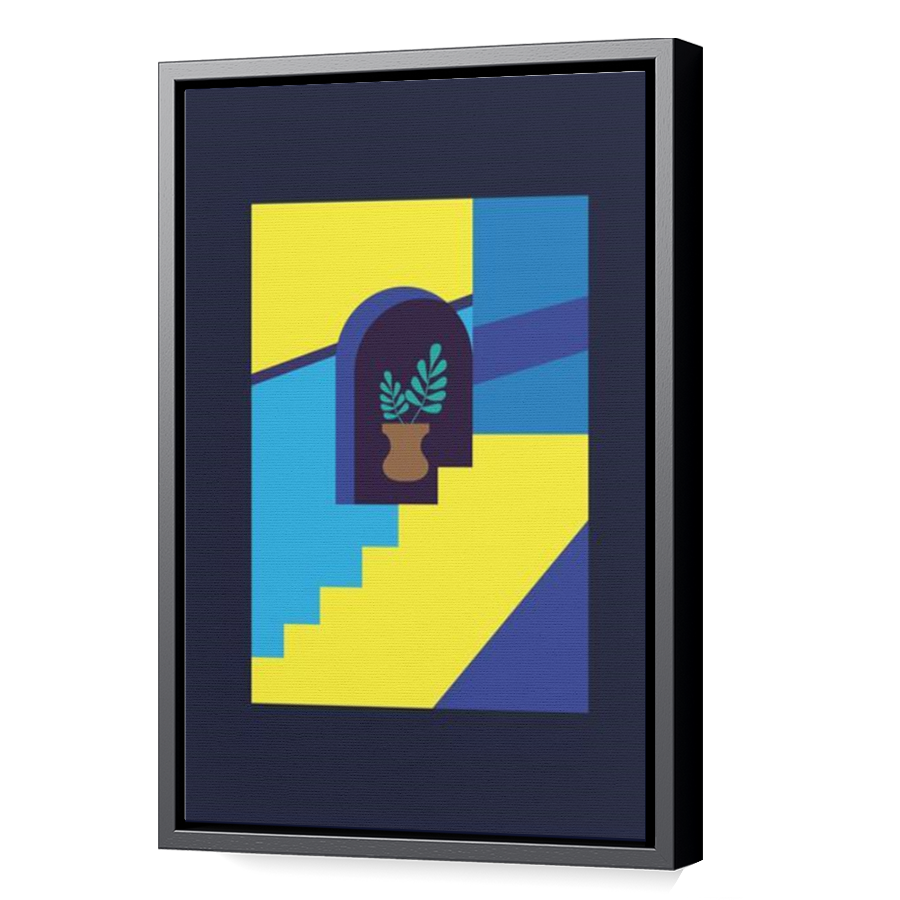 Thumbnail for Canvas - Black Floating Frame
