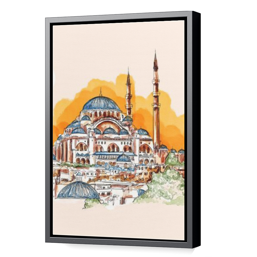 Thumbnail for Canvas - Black Floating Frame