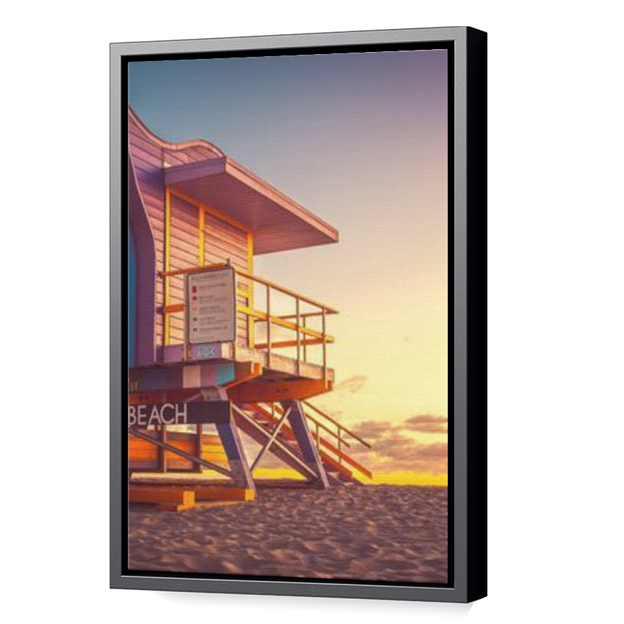 Thumbnail for Canvas - Black Floating Frame