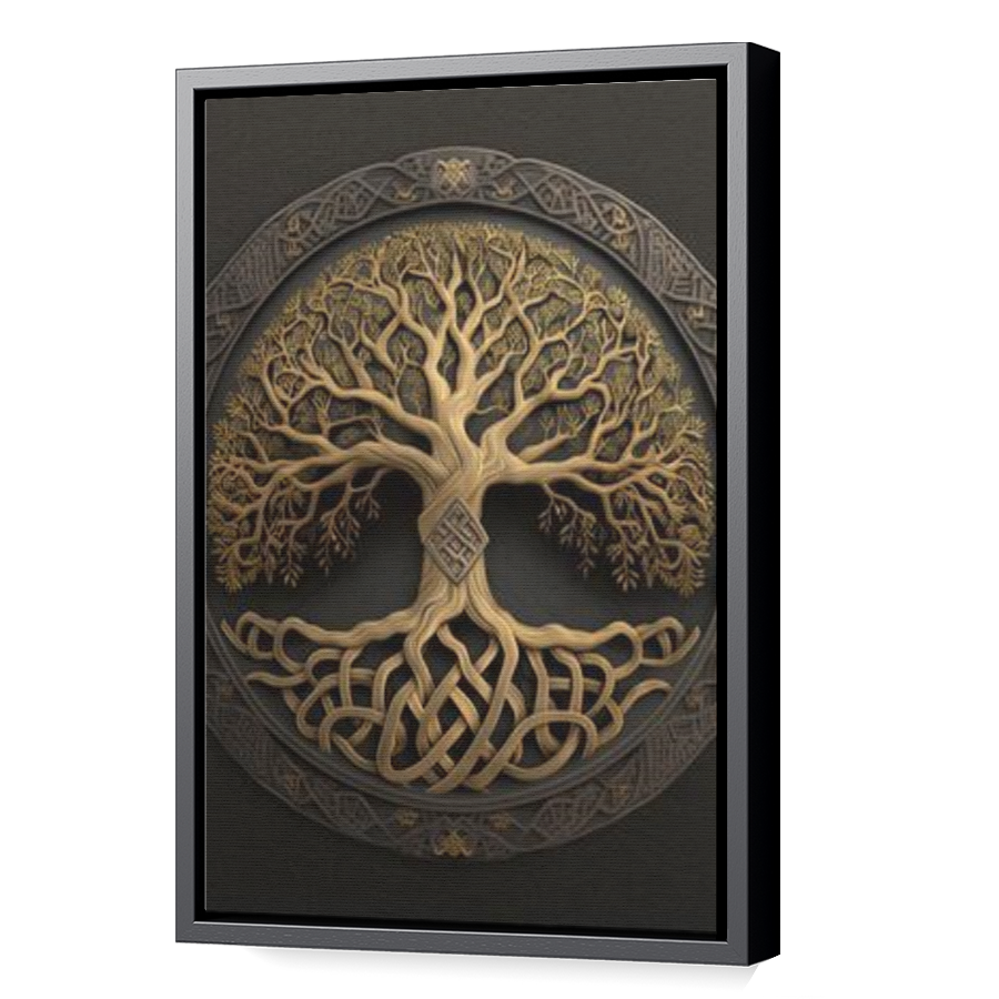 Thumbnail for Canvas - Black Floating Frame