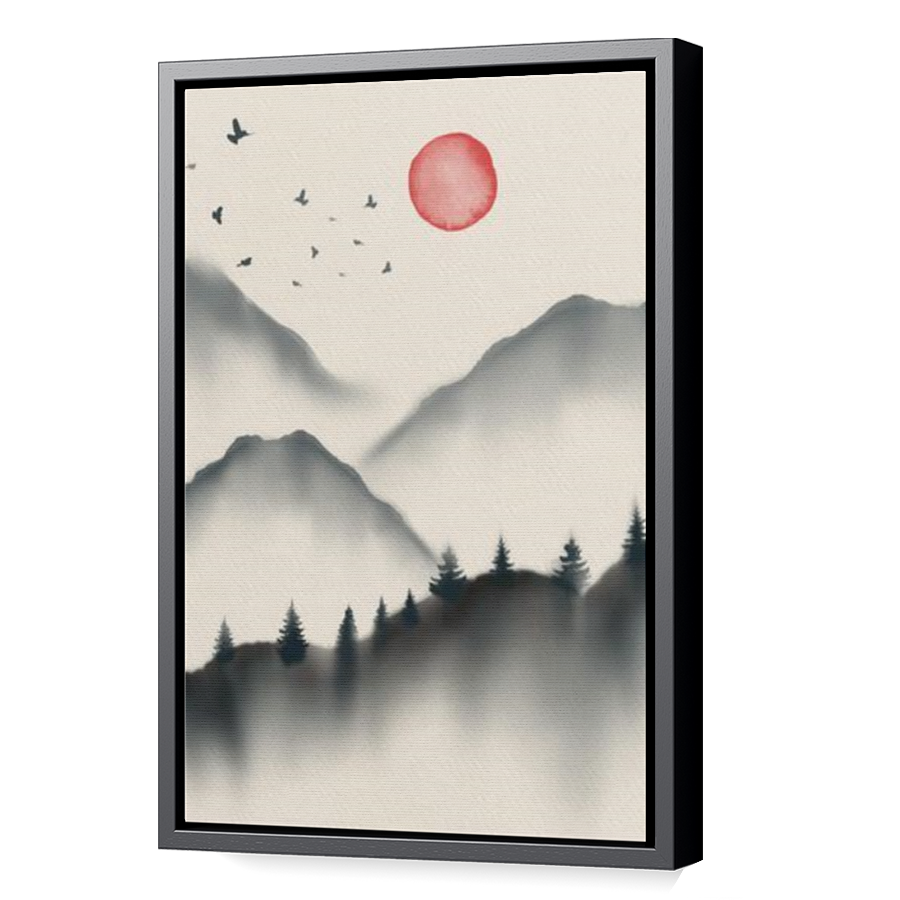 Thumbnail for Canvas - Black Floating Frame