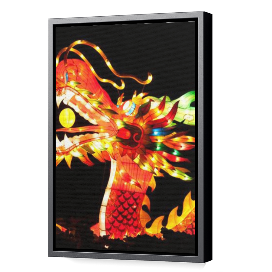Thumbnail for Canvas - Black Floating Frame