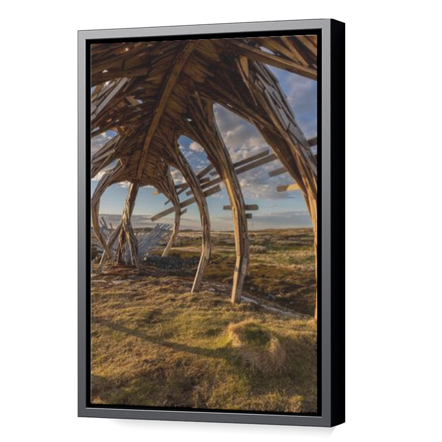 Thumbnail for Canvas - Black Floating Frame