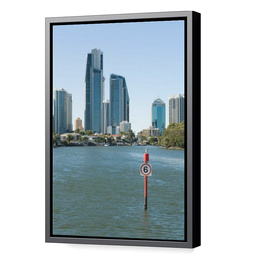 Thumbnail for Canvas - Black Floating Frame