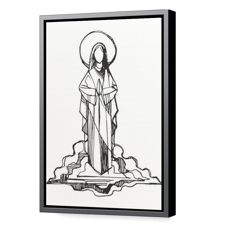 Thumbnail for Canvas - Black Floating Frame