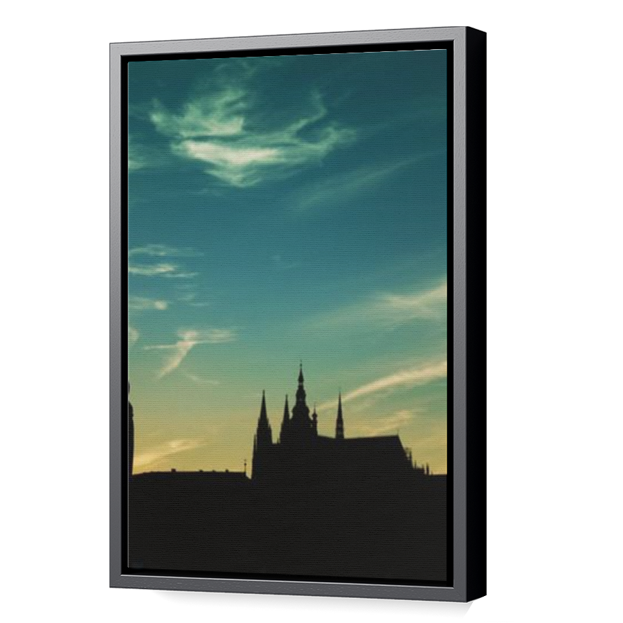 Thumbnail for Canvas - Black Floating Frame