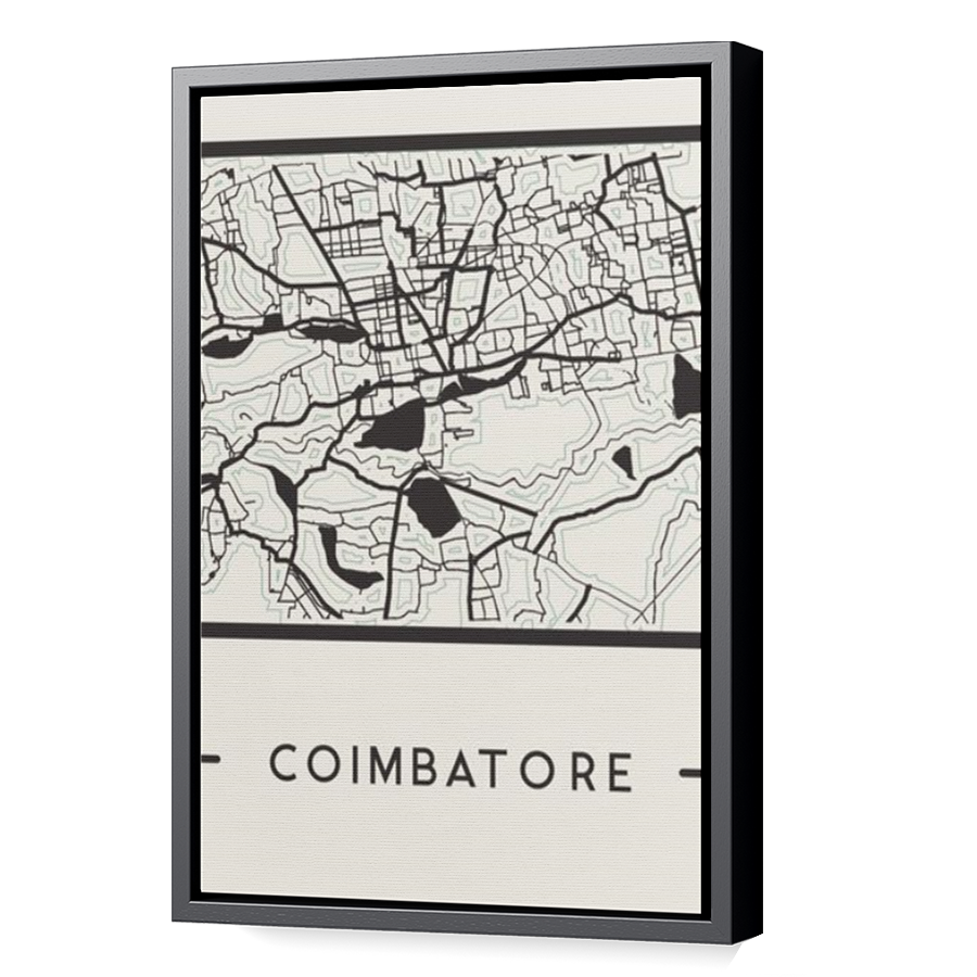 Thumbnail for Canvas - Black Floating Frame