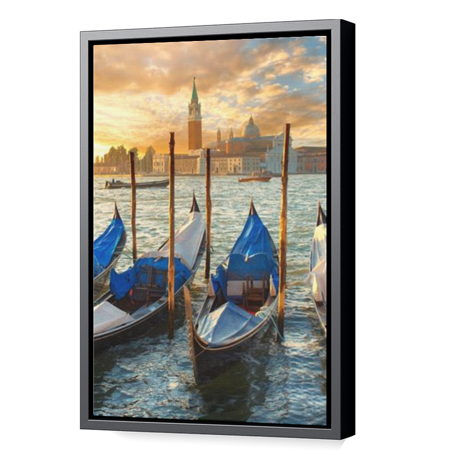 Thumbnail for Canvas - Black Floating Frame