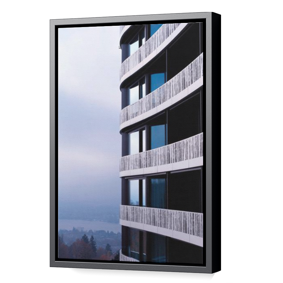 Thumbnail for Canvas - Black Floating Frame