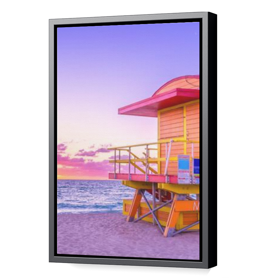 Thumbnail for Canvas - Black Floating Frame