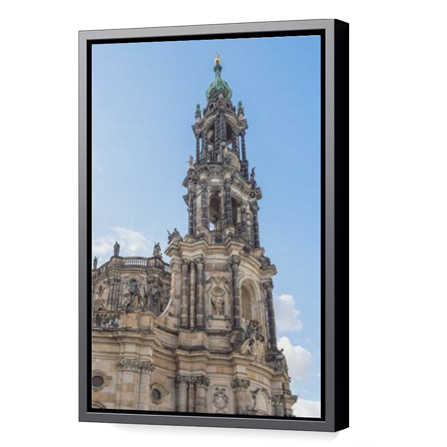 Thumbnail for Canvas - Black Floating Frame