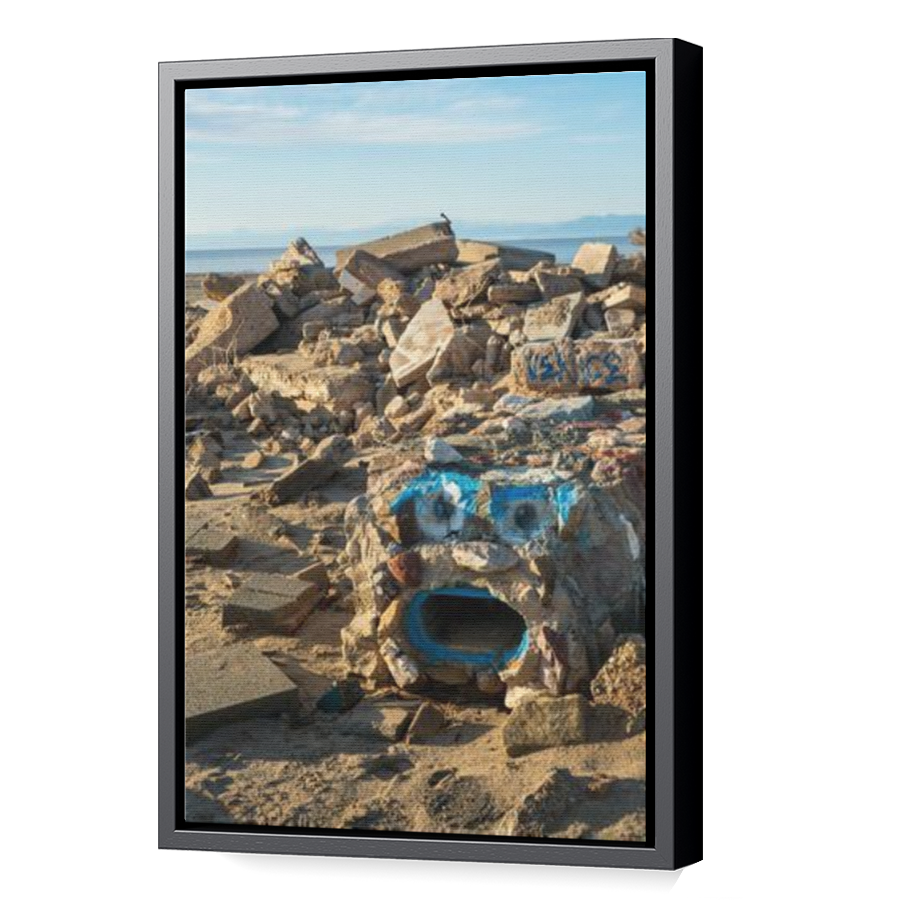 Thumbnail for Canvas - Black Floating Frame