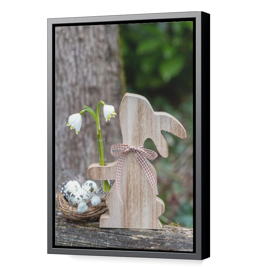 Thumbnail for Canvas - Black Floating Frame