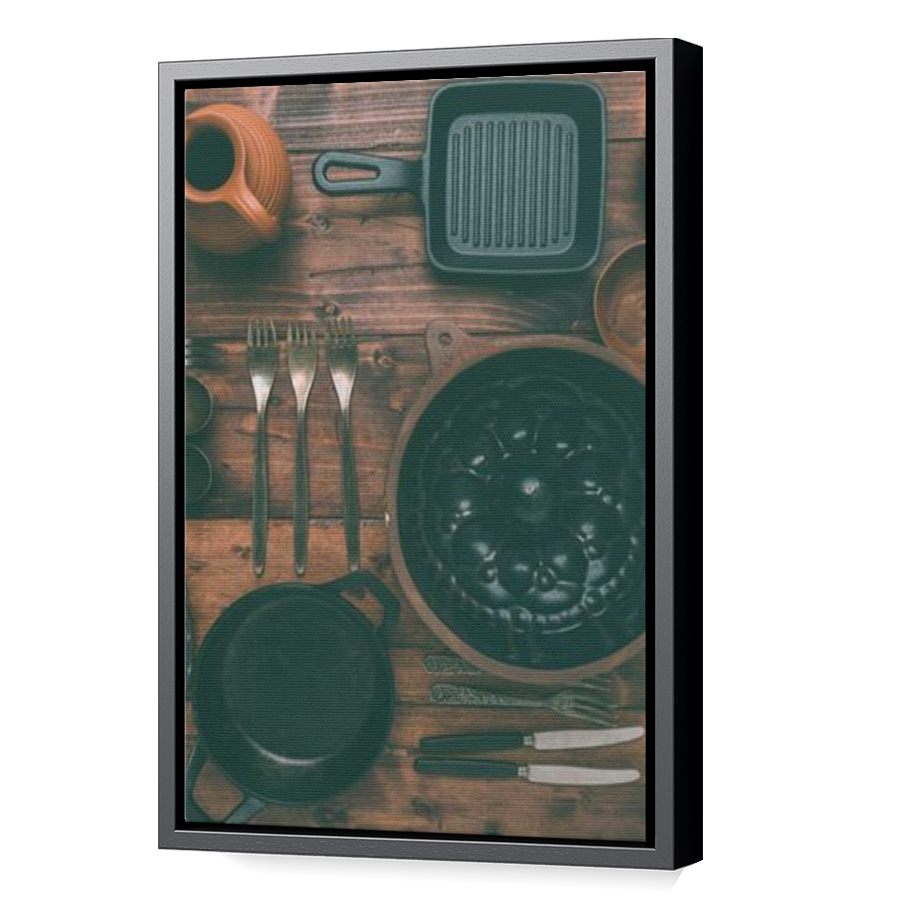 Thumbnail for Canvas - Black Floating Frame