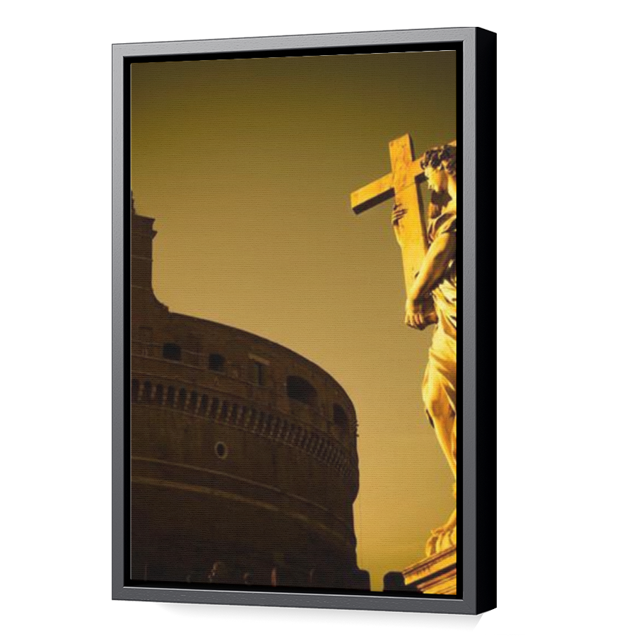 Thumbnail for Canvas - Black Floating Frame