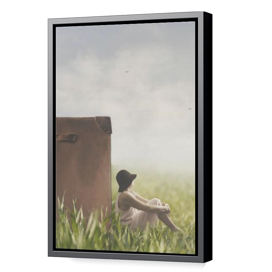 Thumbnail for Canvas - Black Floating Frame