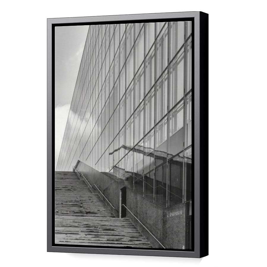 Thumbnail for Canvas - Black Floating Frame