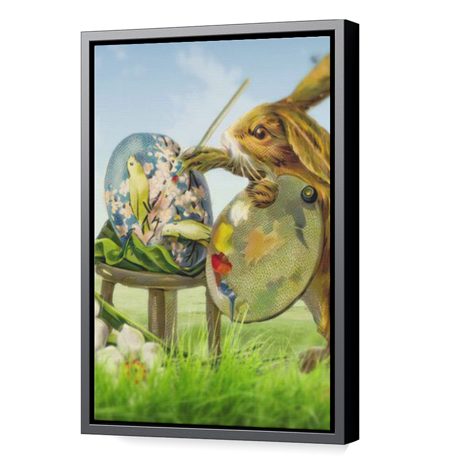 Thumbnail for Canvas - Black Floating Frame