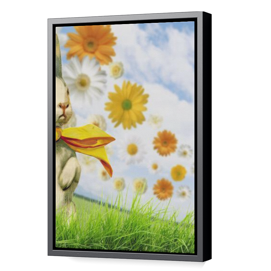Thumbnail for Canvas - Black Floating Frame