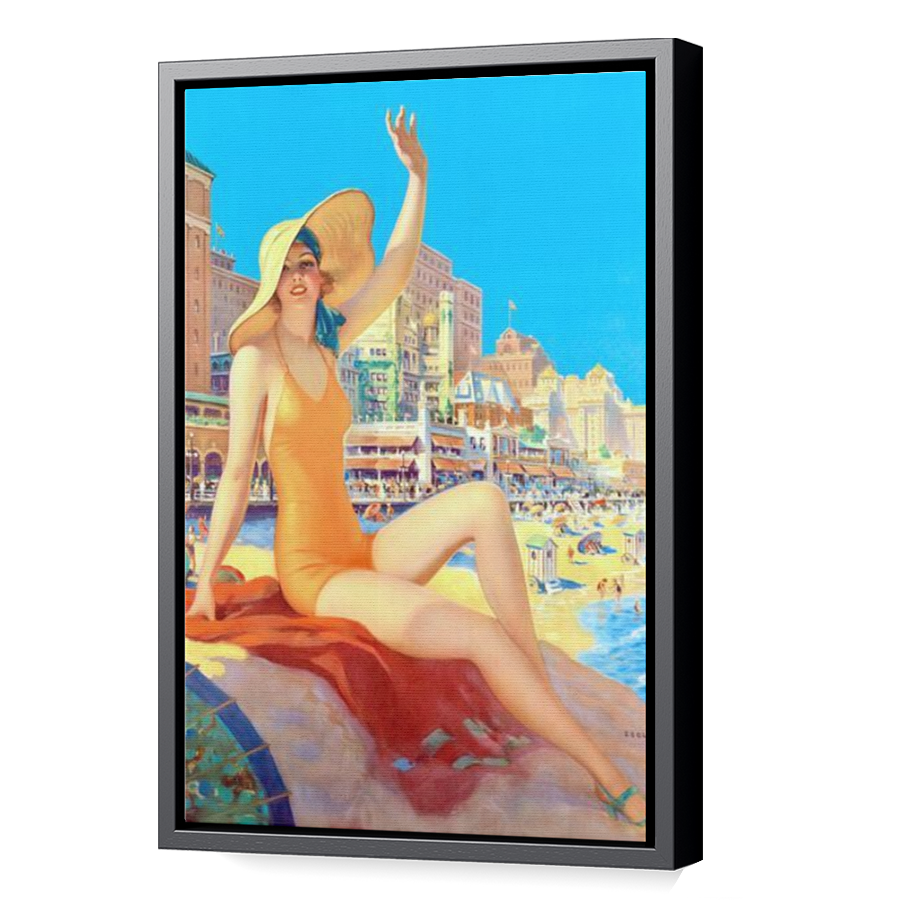 Thumbnail for Canvas - Black Floating Frame