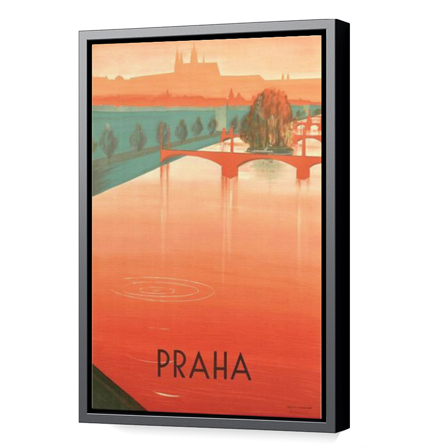 Thumbnail for Canvas - Black Floating Frame